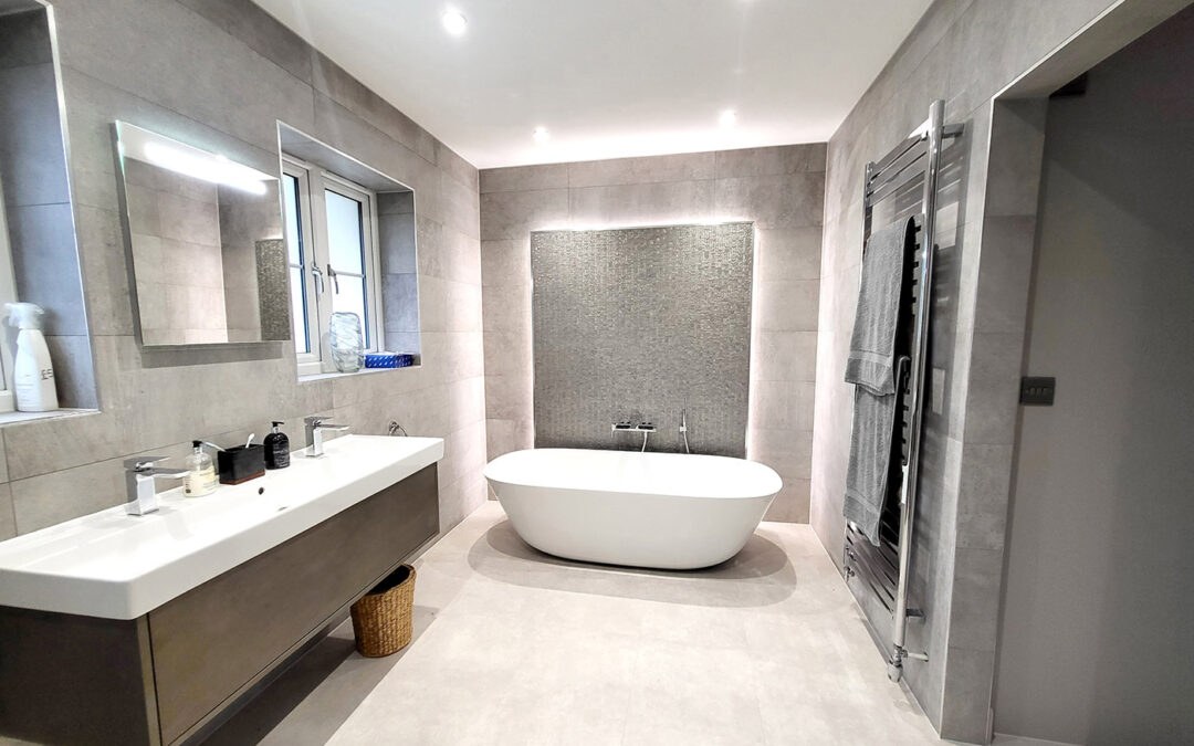 Modern Luxury Redefined: En-Suite Bathroom Transformation in Canford Cliffs Property Refurbishment