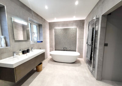 Modern Luxury Redefined: En-Suite Bathroom Transformation in Canford Cliffs Property Refurbishment