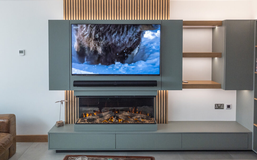 Custom Media Wall Installation: Christchurch, Dorset